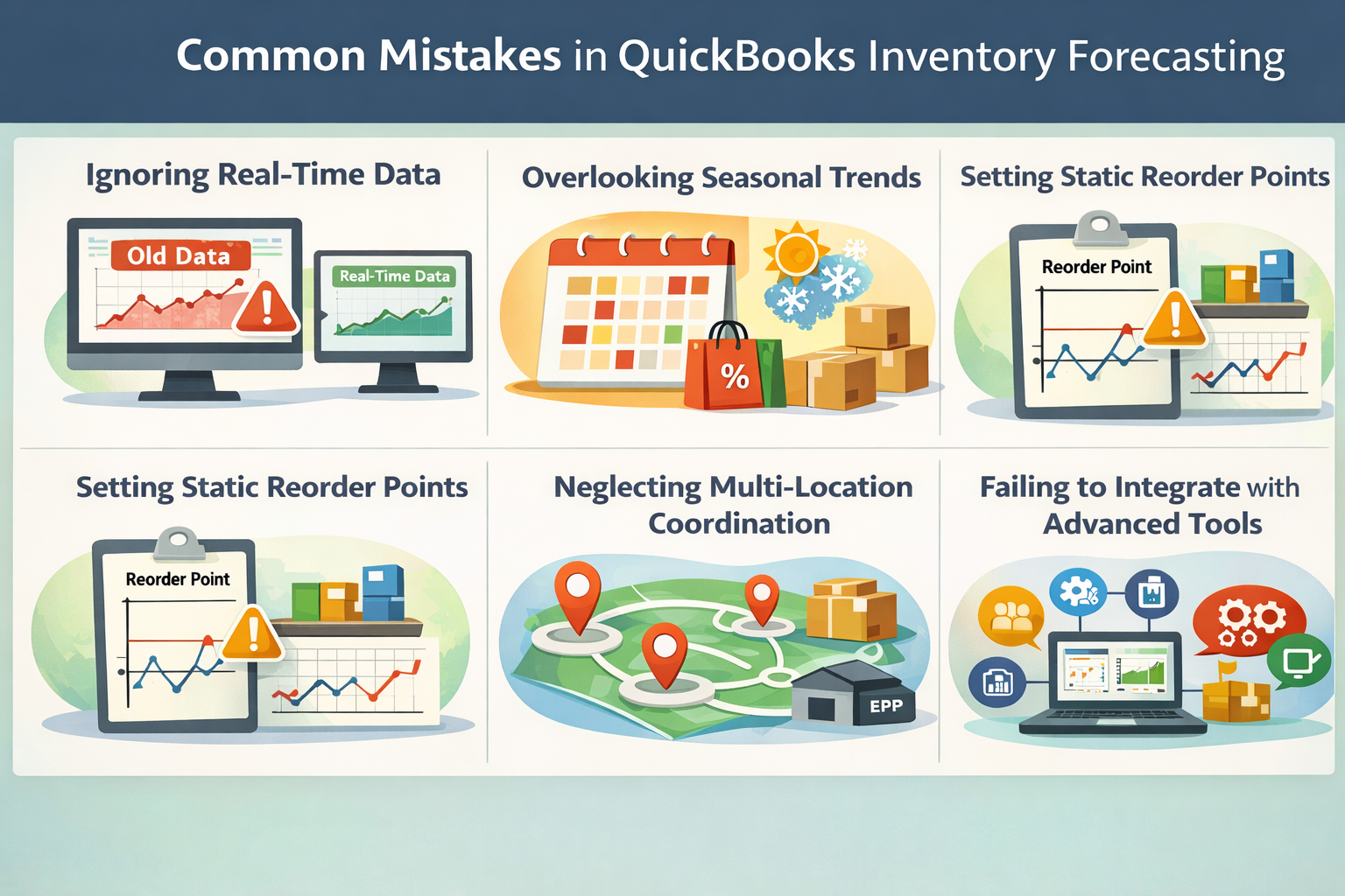 Common Mistakes in QuickBooks Inventory Forecasting