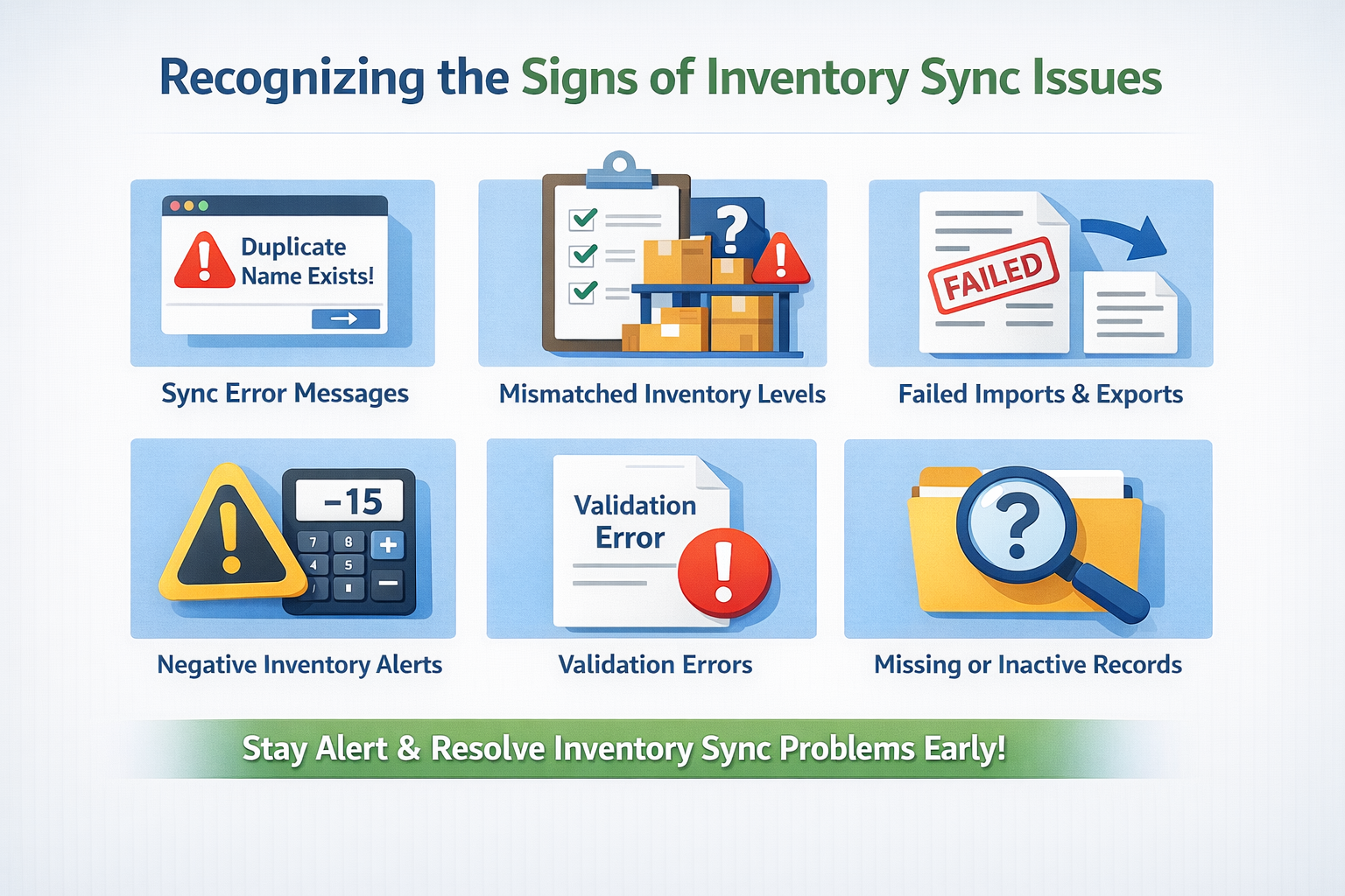 Recognizing the Signs of Inventory Sync Issues