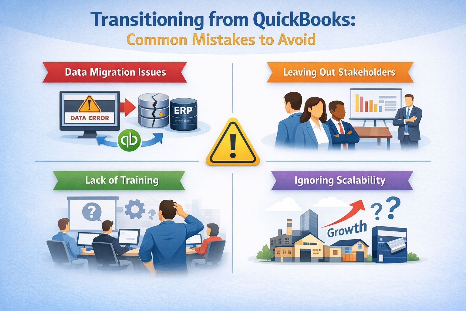 Transitioning from QuickBooks - Common Mistakes to Avoid