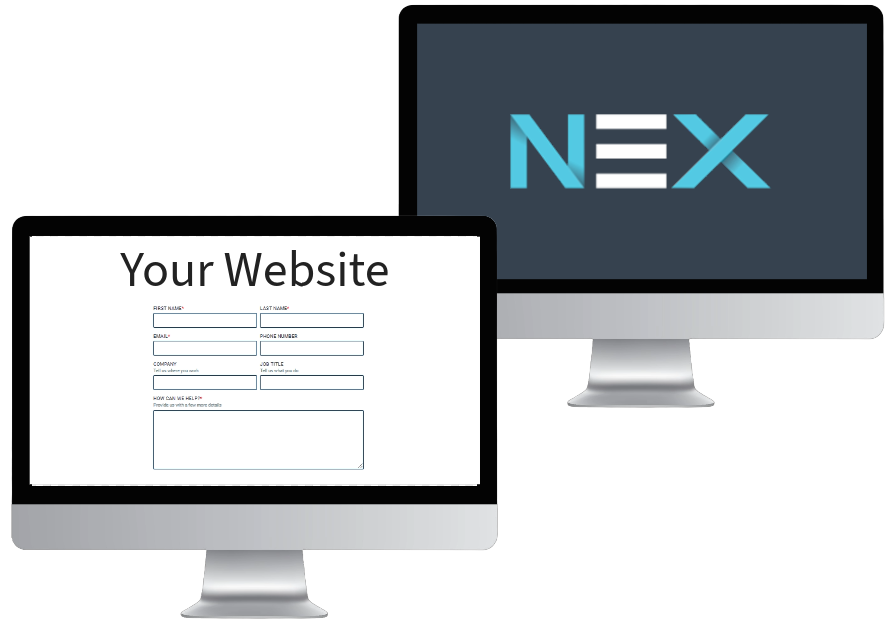 NEX integrates with your website